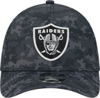 Las Vegas Raiders New Era 2026 NFL Salute To Service 39THIRTY M-Crown Stretch Hat - Black