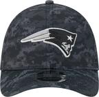 New England Patriots New Era 2026 NFL Salute To Service 39THIRTY M-Crown Stretch Hat - Black