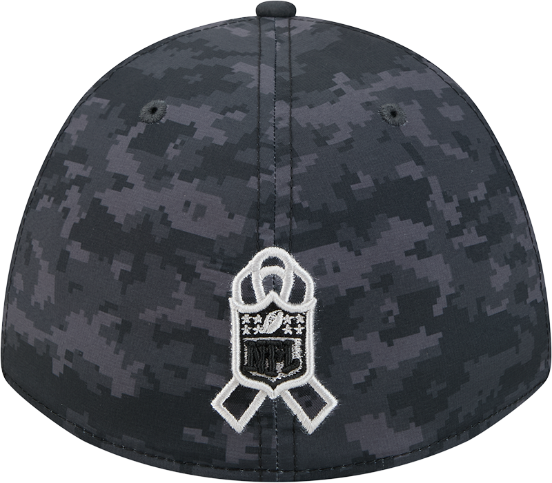 New England Patriots New Era 2026 NFL Salute To Service 39THIRTY M-Crown Stretch Hat - Black
