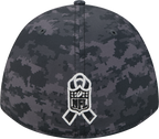 Los Angeles Rams New Era 2026 NFL Salute To Service 39THIRTY M-Crown Stretch Hat - Black