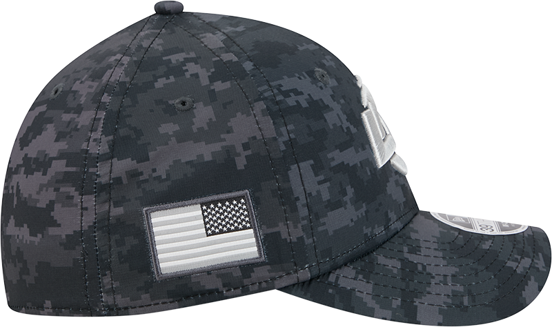 Los Angeles Rams New Era 2026 NFL Salute To Service 39THIRTY M-Crown Stretch Hat - Black
