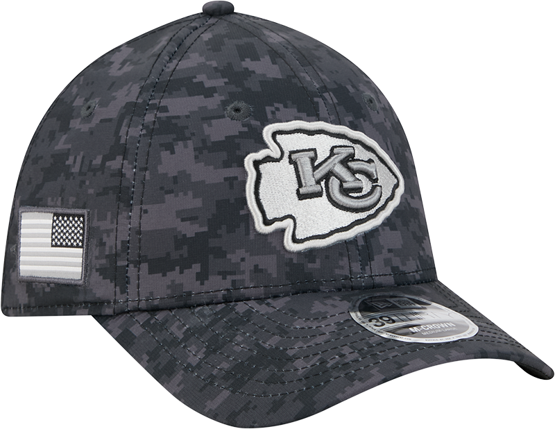 Los Angeles Rams New Era 2026 NFL Salute To Service 39THIRTY M-Crown Stretch Hat - Black