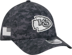 Los Angeles Rams New Era 2026 NFL Salute To Service 39THIRTY M-Crown Stretch Hat - Black