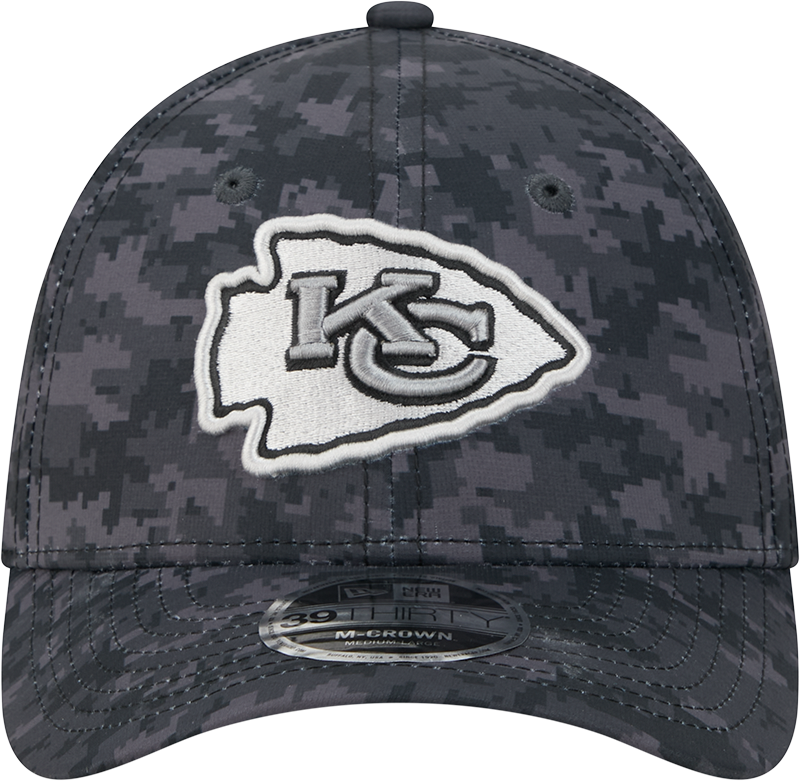 Los Angeles Rams New Era 2026 NFL Salute To Service 39THIRTY M-Crown Stretch Hat - Black