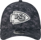 Los Angeles Rams New Era 2026 NFL Salute To Service 39THIRTY M-Crown Stretch Hat - Black