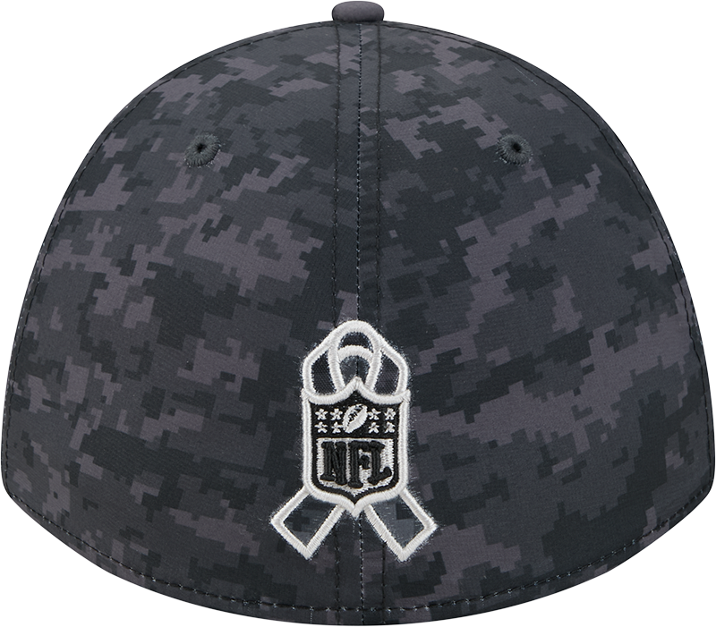 Los Angeles Rams New Era 2026 NFL Salute To Service 39THIRTY M-Crown Stretch Hat - Black