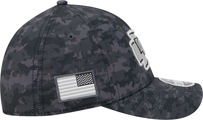 Los Angeles Rams New Era 2026 NFL Salute To Service 39THIRTY M-Crown Stretch Hat - Black