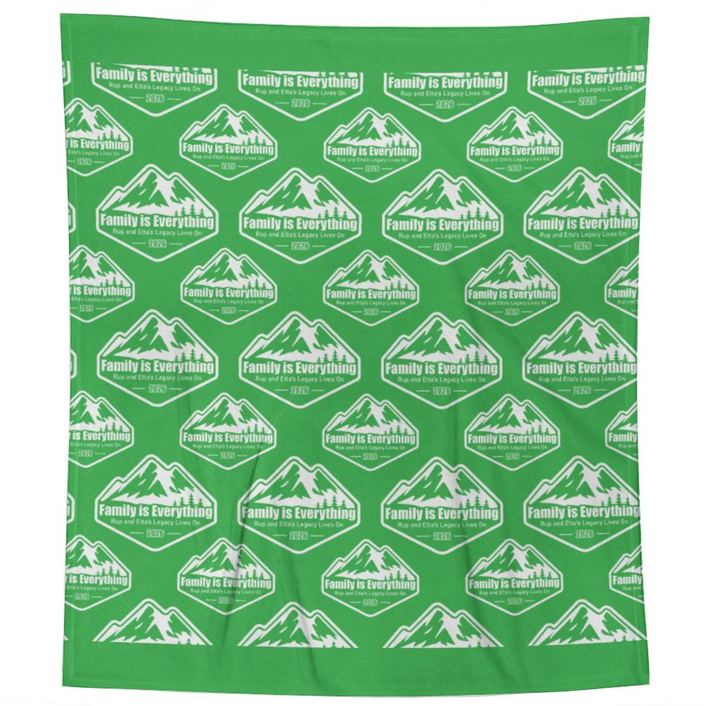 Family Reunion Flannel Blanket (One-sided Printing)-50"×60"