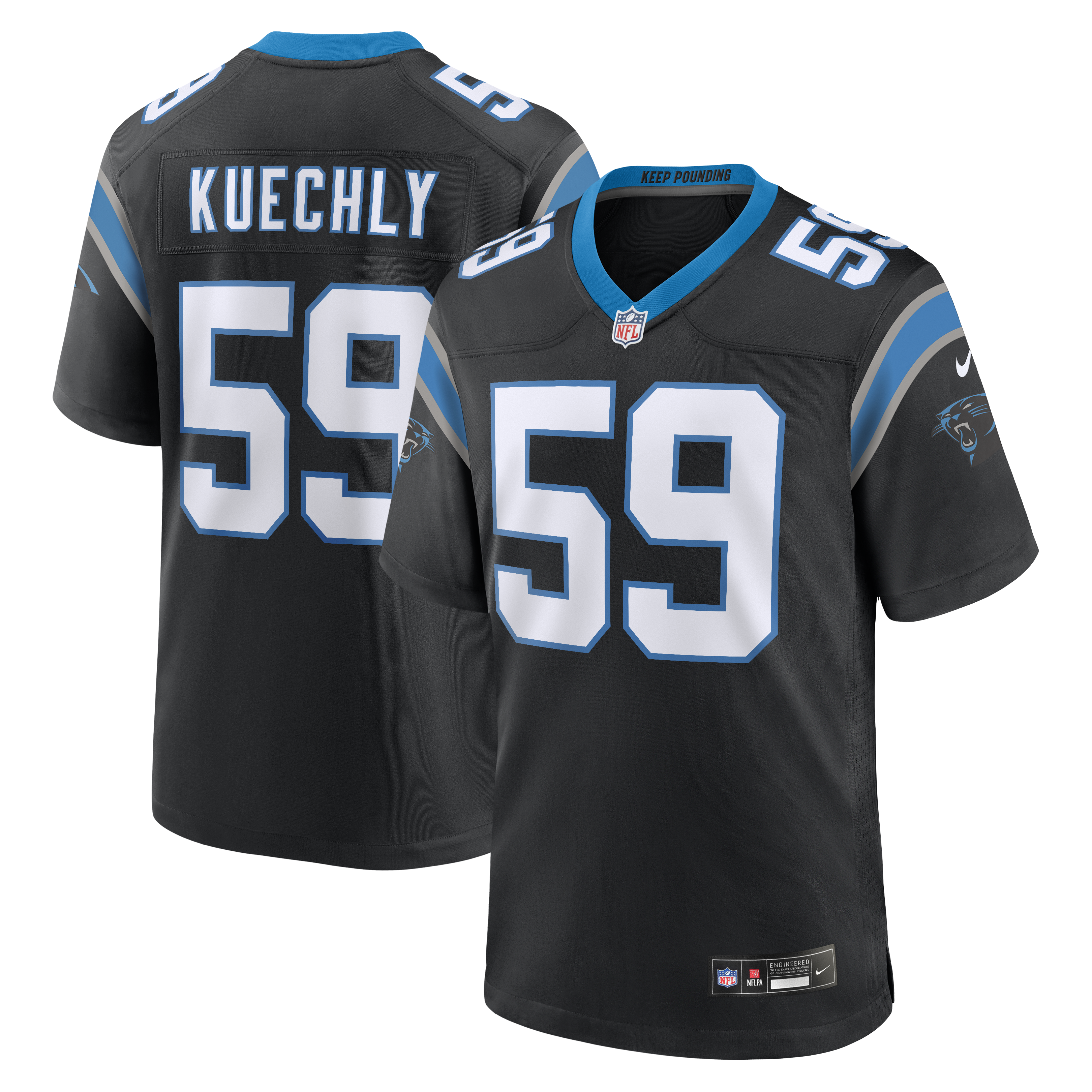 Luke Kuechly Carolina Panthers Nike NFL Game Jersey Home - Black