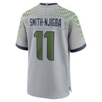 Jaxon Smith-Njigba Seattle Seahawks Men's NFL Nike 2025 Rivalries Collection Game Jersey - Wolf Gray