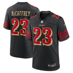 Christian McCaffrey San Francisco 49ers Nike NFL Men's 2025 Rivalries Collection Game Jersey - Black