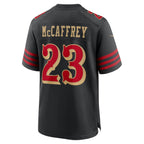 Christian McCaffrey San Francisco 49ers Nike NFL Men's 2025 Rivalries Collection Game Jersey - Black