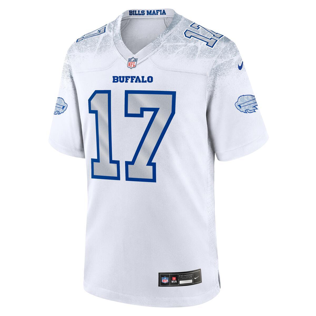 Josh Allen White Buffalo Bills NFL Men's Nike 2025 Rivalries Collection Game Jersey