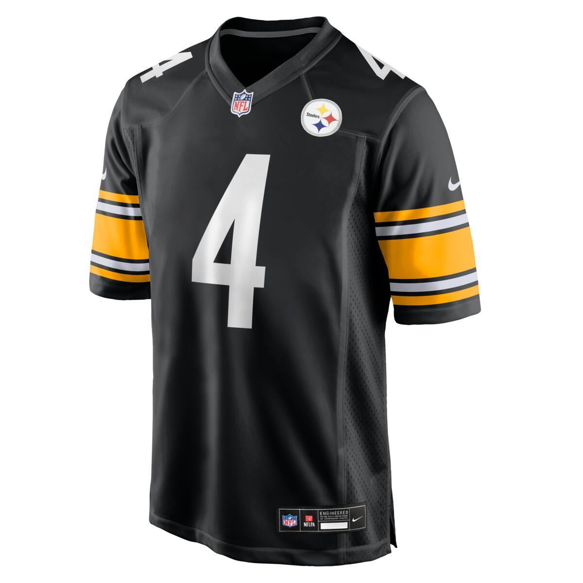 DK Metcalf Pittsburgh Steelers Nike Game Player Jersey Home - Black