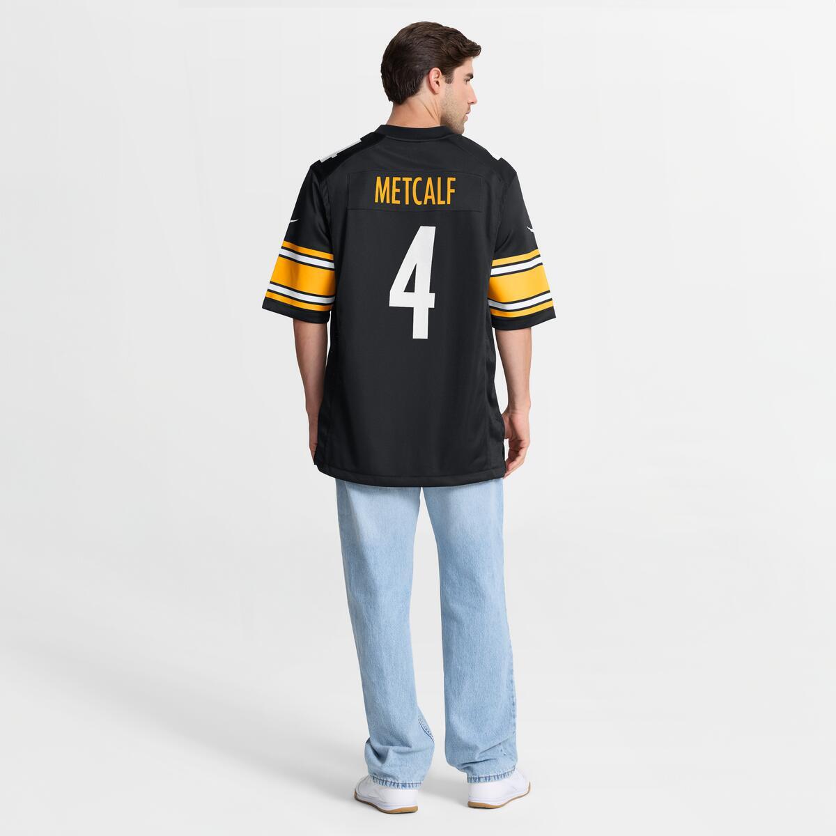 DK Metcalf Pittsburgh Steelers Nike Game Player Jersey Home - Black