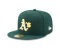 MLB Athletics New Era Authentic Collection On-Field 59FIFTY Fitted Hat Road
