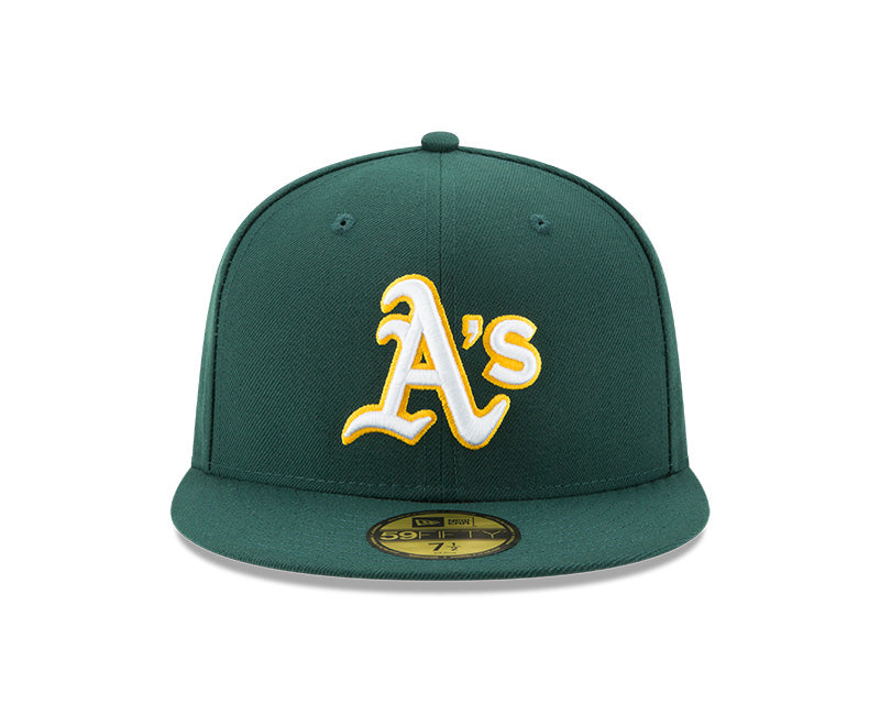 MLB Athletics New Era Authentic Collection On-Field 59FIFTY Fitted Hat Road