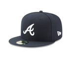 Atlanta Braves New Era 59-Fifty Authentic Collection On-Field Hat Road