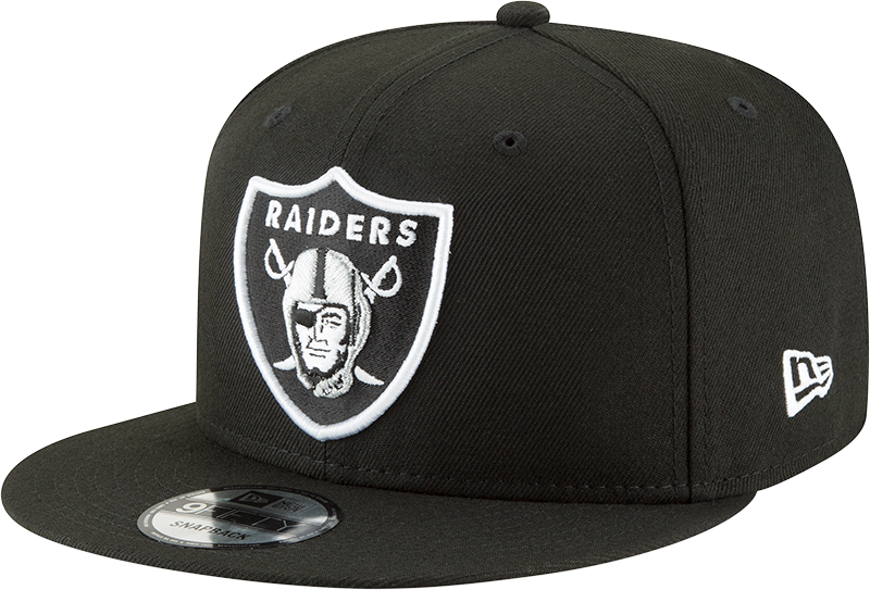 Las Vegas Raiders NFL New Era Men's 9Fifty Black Snapback Hat