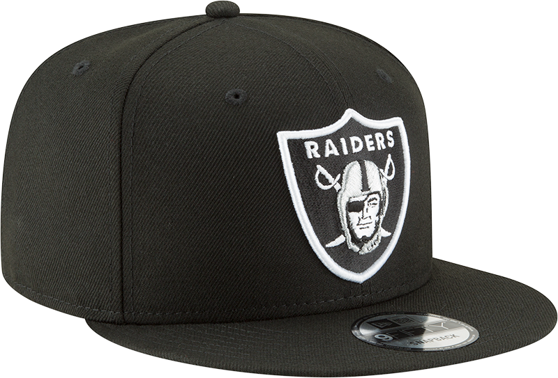 Las Vegas Raiders NFL New Era Men's 9Fifty Black Snapback Hat