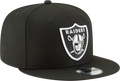 Las Vegas Raiders NFL New Era Men's 9Fifty Black Snapback Hat