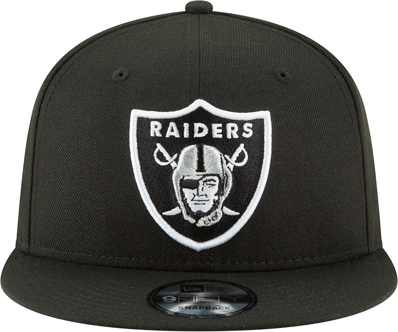 Las Vegas Raiders NFL New Era Men's 9Fifty Black Snapback Hat