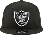 Las Vegas Raiders NFL New Era Men's 9Fifty Black Snapback Hat