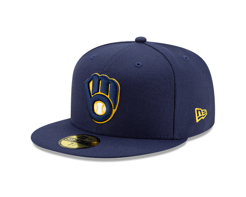 Milwaukee Brewers New Era 59-Fifty Authentic Collection On-Field Hat Home