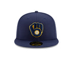 Milwaukee Brewers New Era 59-Fifty Authentic Collection On-Field Hat Home