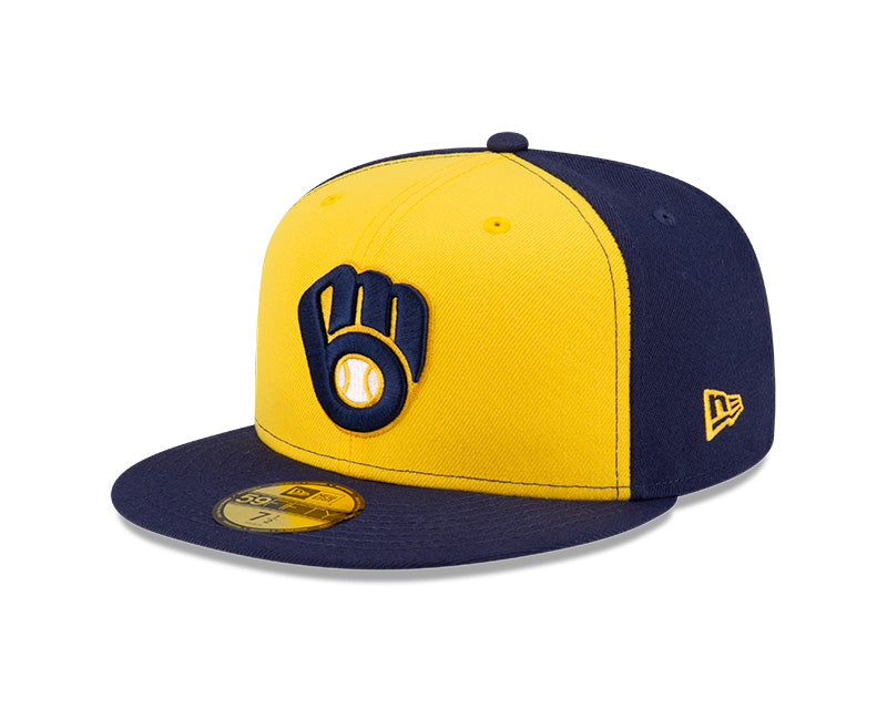 Milwaukee Brewers New Era 59-Fifty Authentic Collection On-Field Hat Alt