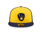 Milwaukee Brewers New Era 59-Fifty Authentic Collection On-Field Hat Alt