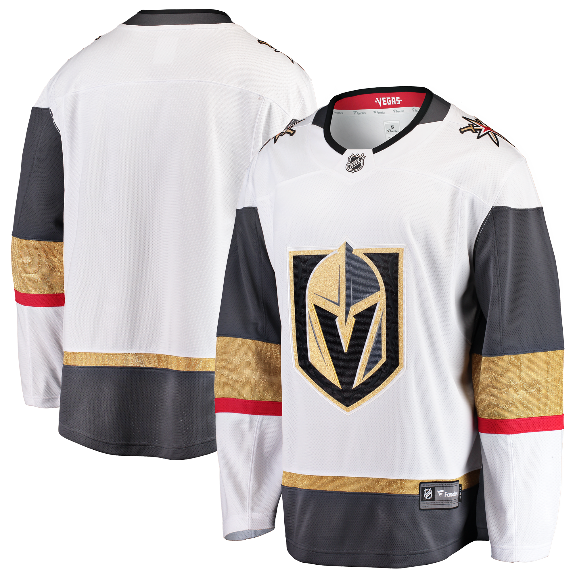 Vegas Golden Knights Fanatics Breakaway Jersey ROAD - WHITE