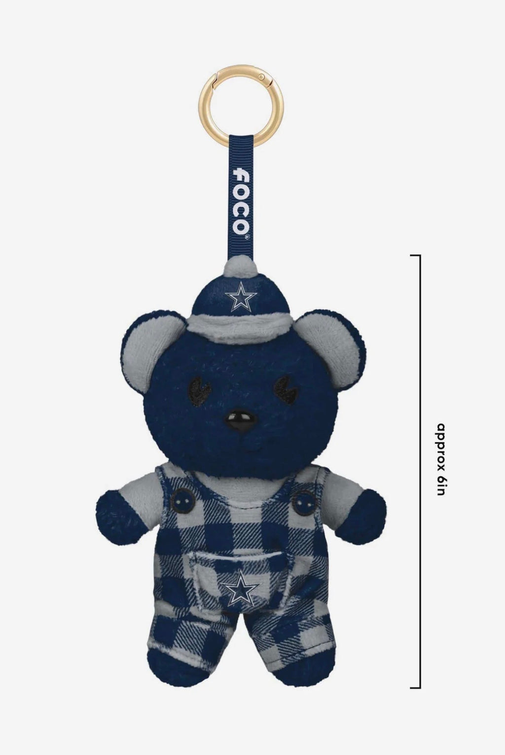 Dallas Cowboys FOOCOOS Plush Bag Charm Keychain Blind Box Mystery Series 1