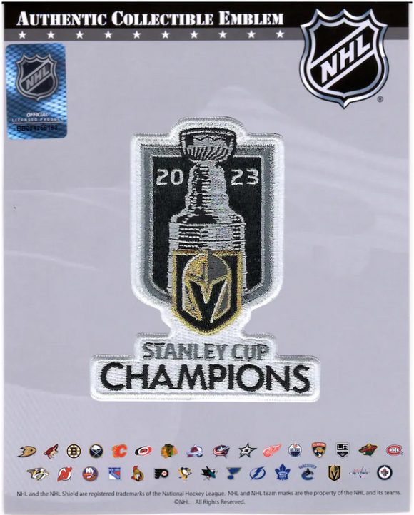Vegas Golden Knights 2023 Stanley Cup Champions Patch