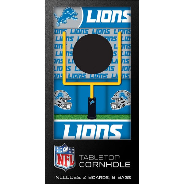 Detroit Lions NFL Tabletop Cornhole