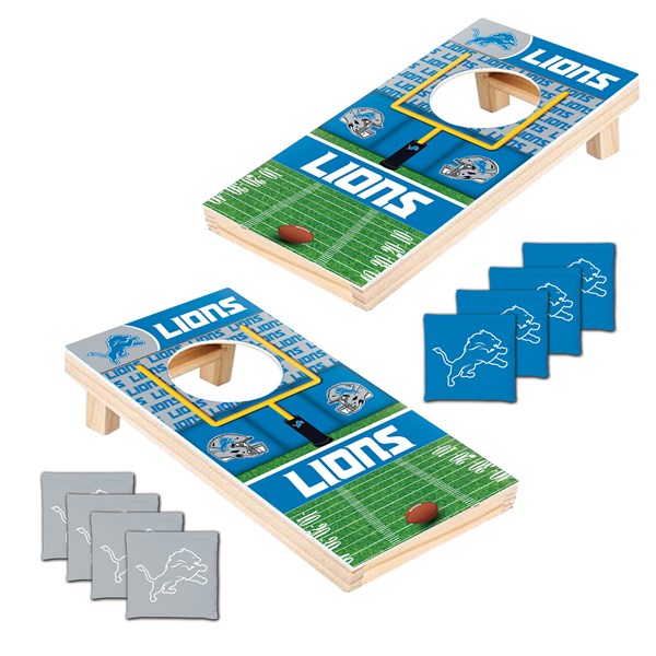 Detroit Lions NFL Tabletop Cornhole