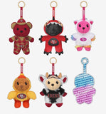 San Francisco 49ers FOOCOOS Plush Bag Charm Keychain Blind Box Mystery Series 1