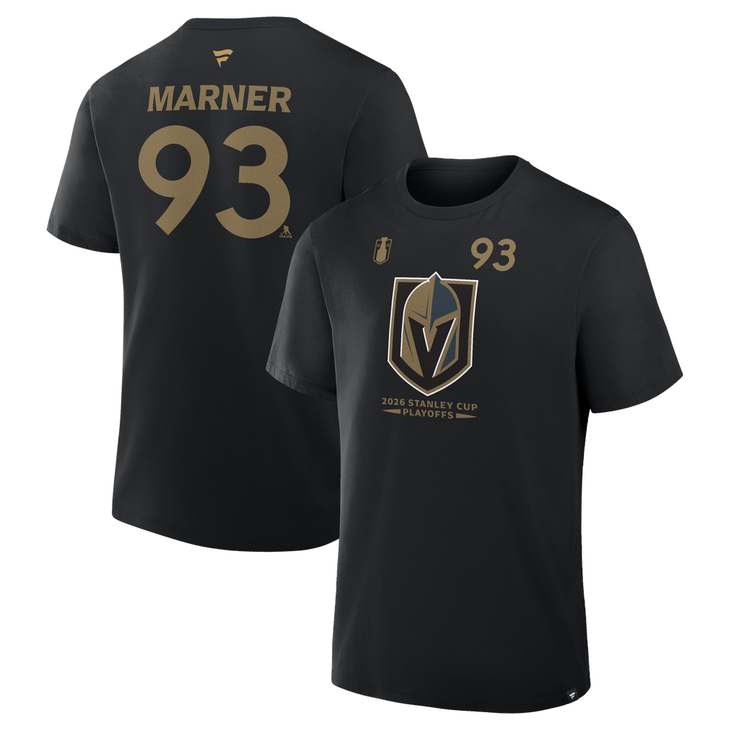 Vegas Golden Knights 2026 Stanley Cup Playoffs Mitch Marner Name & Number T Shirt