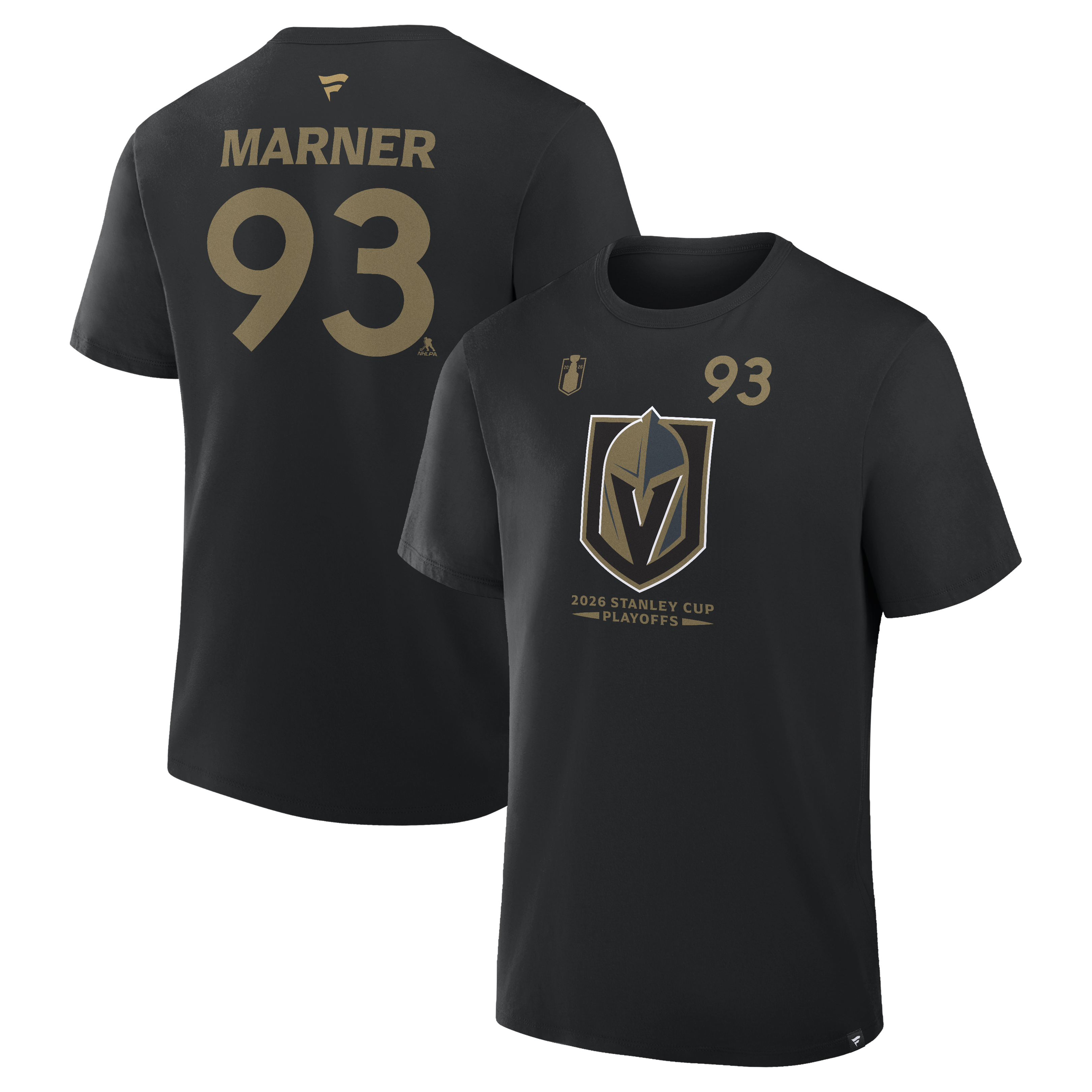 Vegas Golden Knights 2026 Stanley Cup Playoffs Mitch Marner Name & Number T Shirt