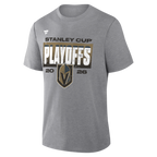 Vegas Golden Knights 2026 Stanley Cup Playoffs Vintage Participation Tri-Blend T Shirt Heather Athletic Gray