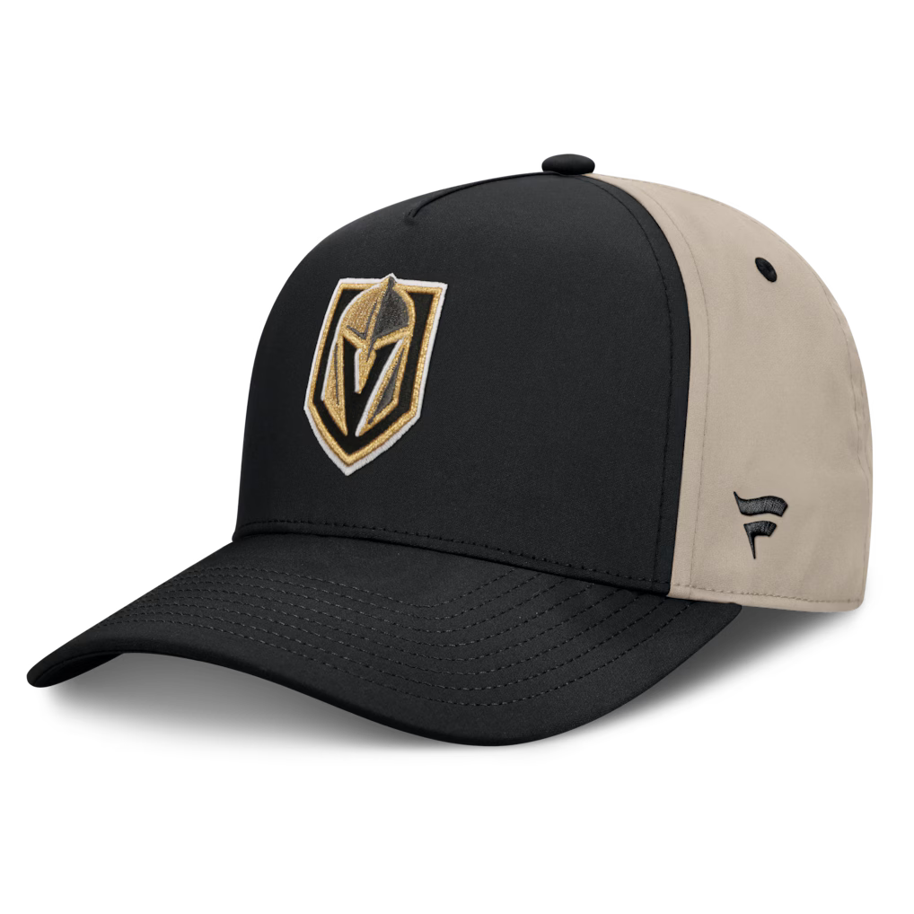 Vegas Golden Knights 2026 Stanley Cup Playoffs Locker Room Adjustable Hat Black/Tan