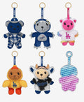 Los Angeles Dodgers FOOCOOS Plush Bag Charm Keychain Blind Box Mystery MLB Series 1