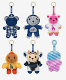 Los Angeles Dodgers FOOCOOS Plush Bag Charm Keychain Blind Box Mystery MLB Series 1