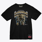 Vegas Golden Knights Men's Mitchell and Ness Crease Lightning T-Shirt