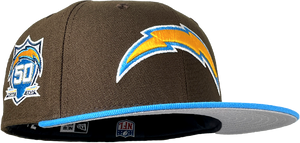 5950 Los Angeles Chargers Walnut/ Reef Blue