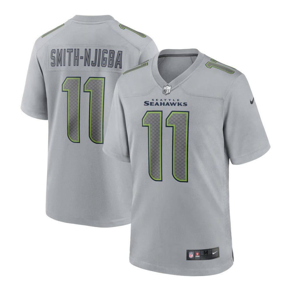 Jaxon Smith-Njigba Nike Men's Seattle Seahawks Atmosphere Gray Fashion Game Jersey