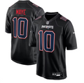 Drake Maye Nike Men's Carbon Black New England Patriots Fashion Game Jersey