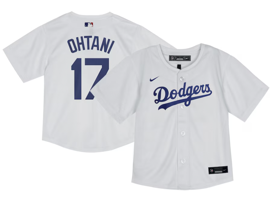 Toddler Los Angeles Dodgers Shohei Ohtani Nike White Home