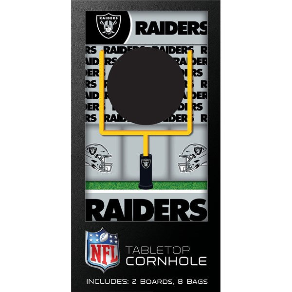 Las Vegas Raiders NFL Tabletop Cornhole