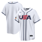 Nike USA Mens White 2026 World Baseball Classic Baseball Jersey